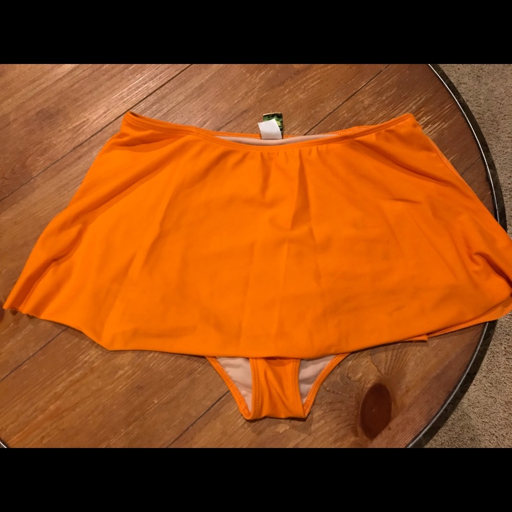 Bright Orange short skirt size large!